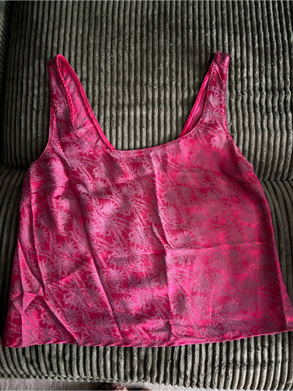 Victoria's Secret Pink and Magenta Patterned Tank